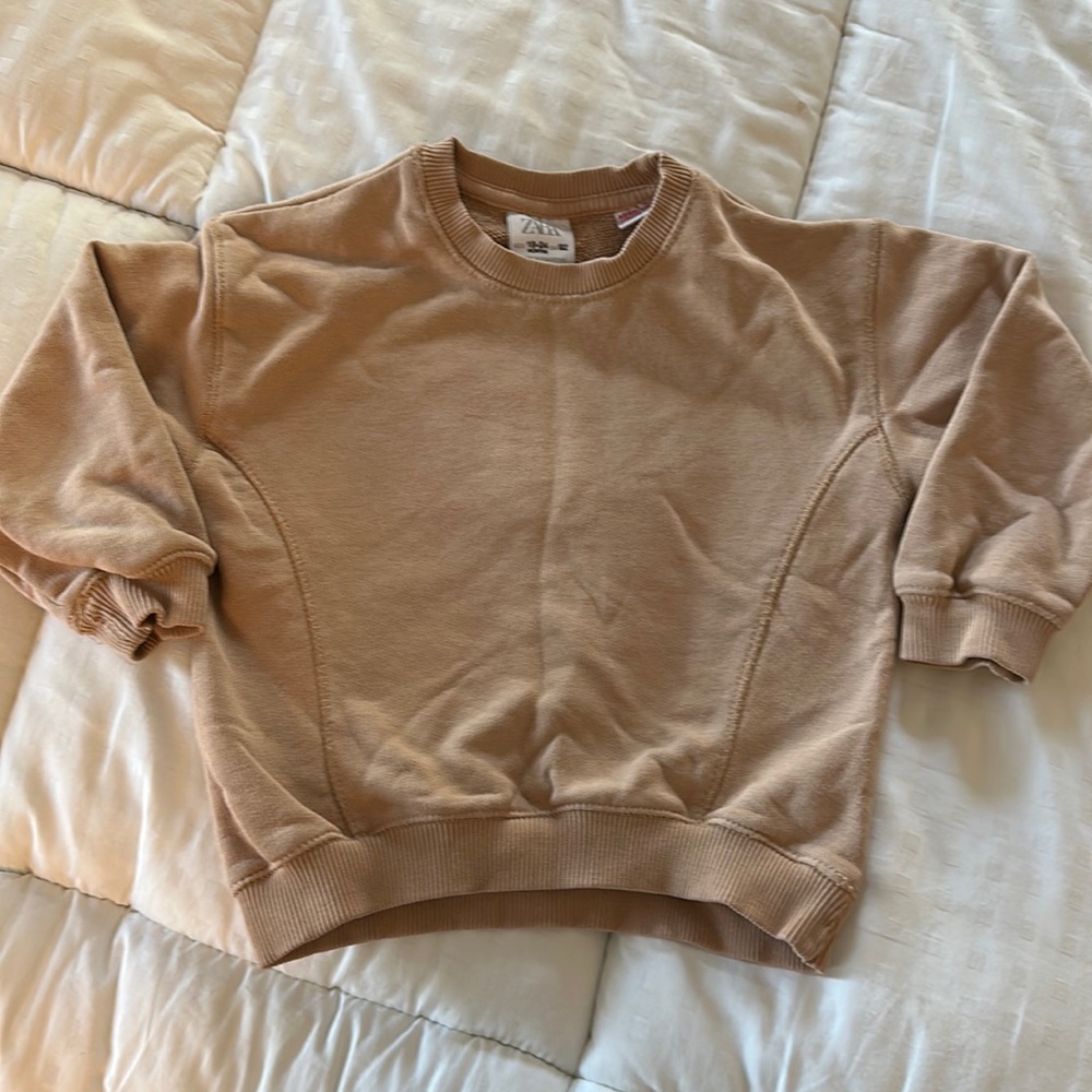 Zara kids light orange sweatshirt - 18-24 months